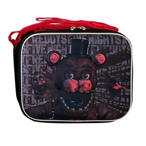Five Nights at Freddy's Lunch Bag Set Boys 3D FNAF Insulated Lunch Box Black